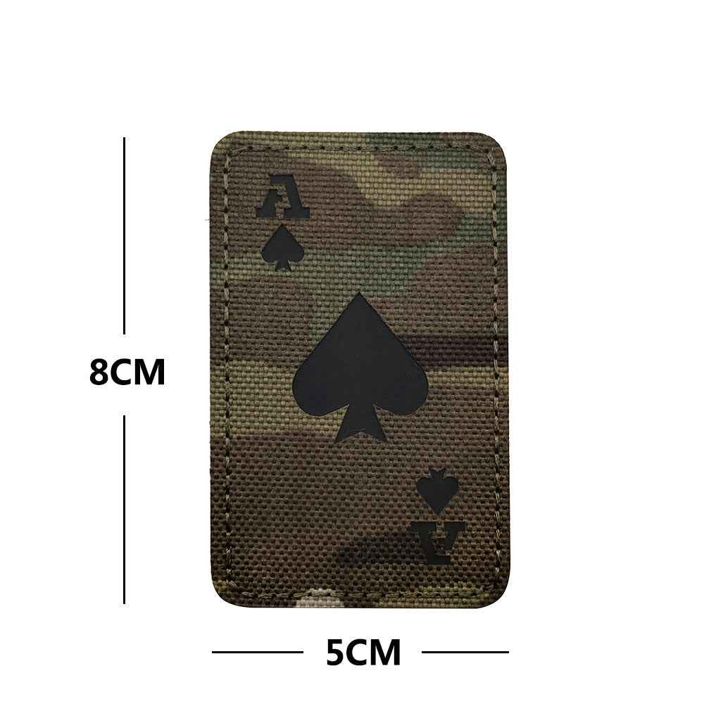 Outdoor Tactical Spade - Luminous Camouflage Velcro Tool for Ultimate Adventure