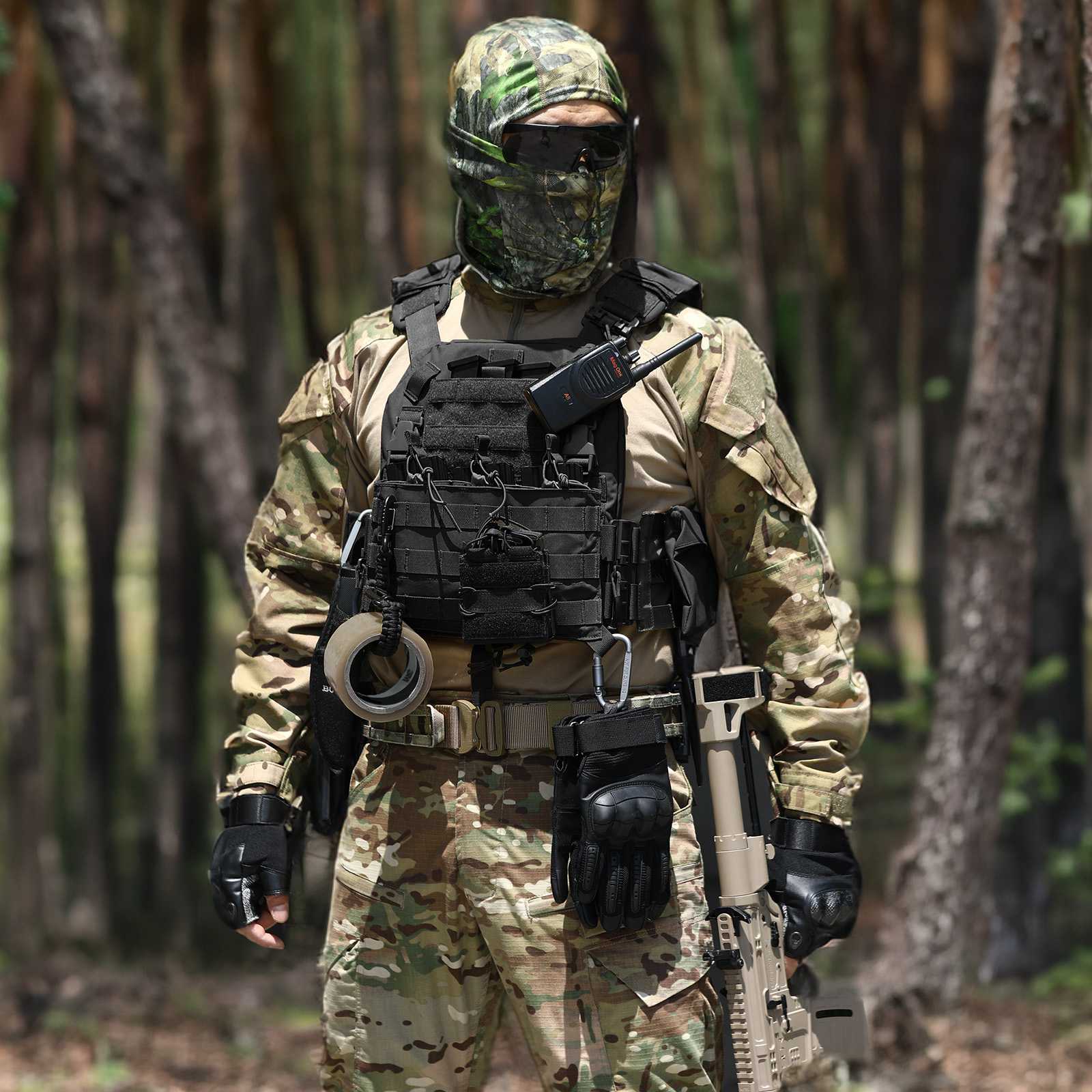 Votagoo Outdoor 1000D Nylon Tactical Combat Tactic Vest Plate Carrier