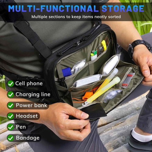 Votagoo Tactical Lightweight Running Hydration Vest with 2L Water