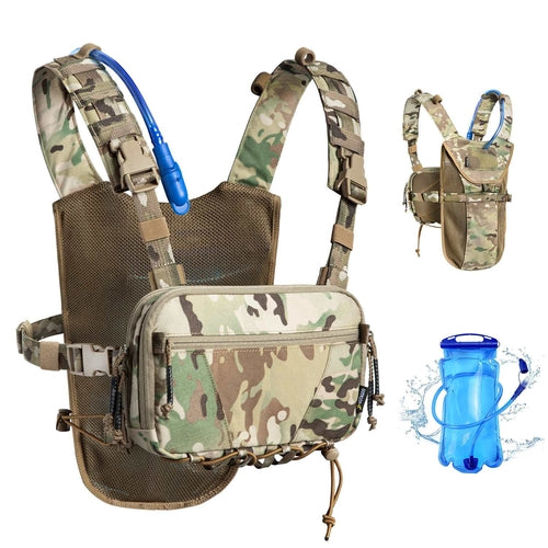 Votagoo Tactical Lightweight Running Hydration Vest with 2L Water