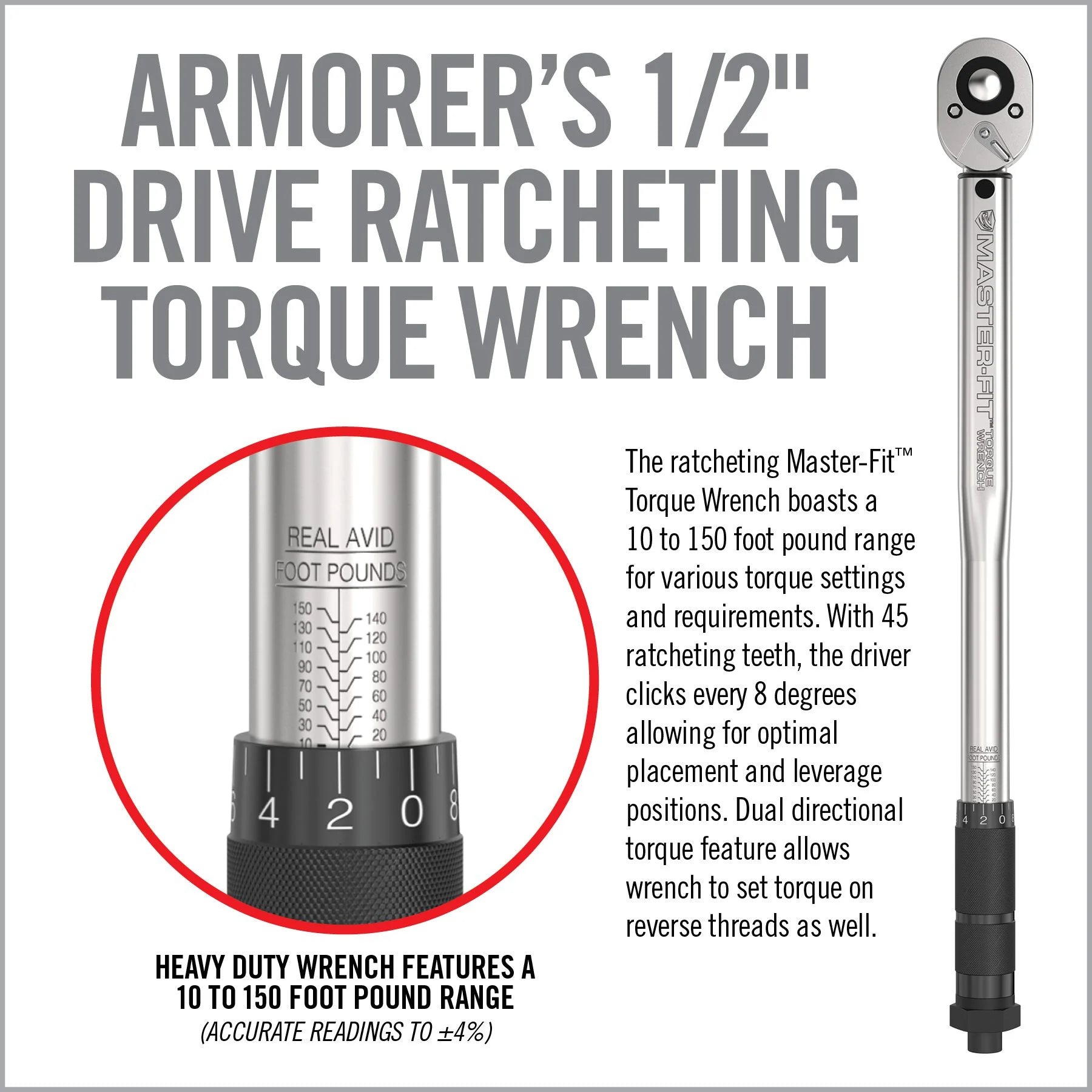 Master-Fit 13-Piece AR15 Crowfoot Wrench Set