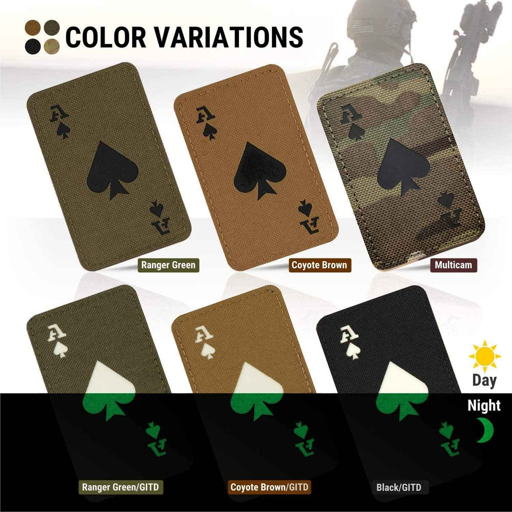 Outdoor Tactical Spade - Luminous Camouflage Velcro Tool for Ultimate Adventure