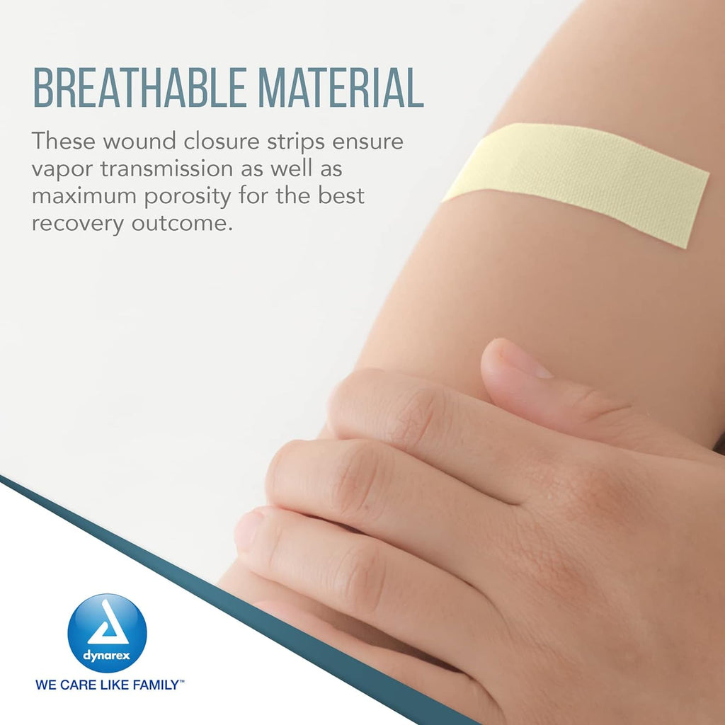 1/4" x 3" SecureStrip Adhesive Wound Closures, 3 per pouch
