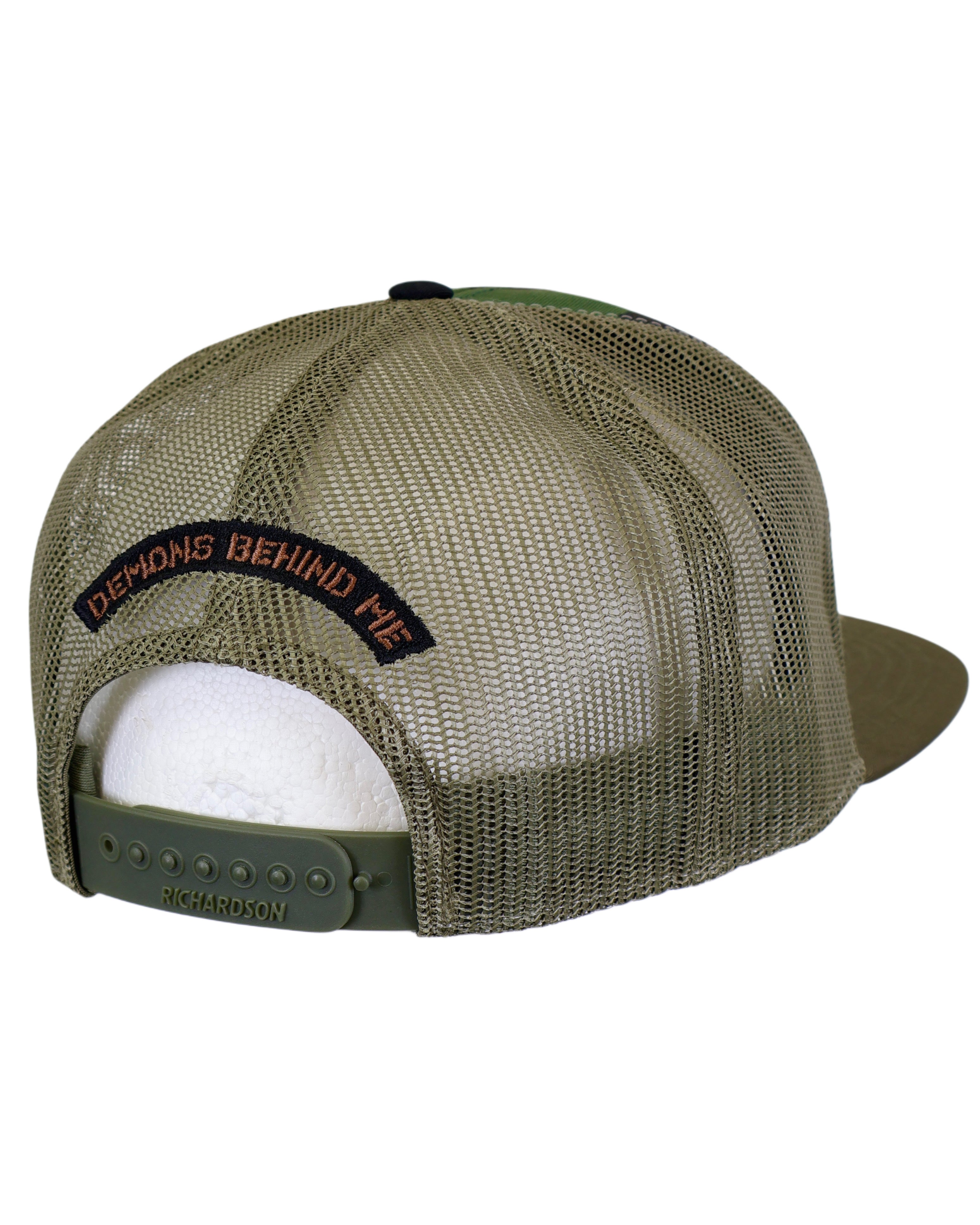 LIMITED EDITION Richardson 7 Panel Adjustable Cap - Two Tone Skull