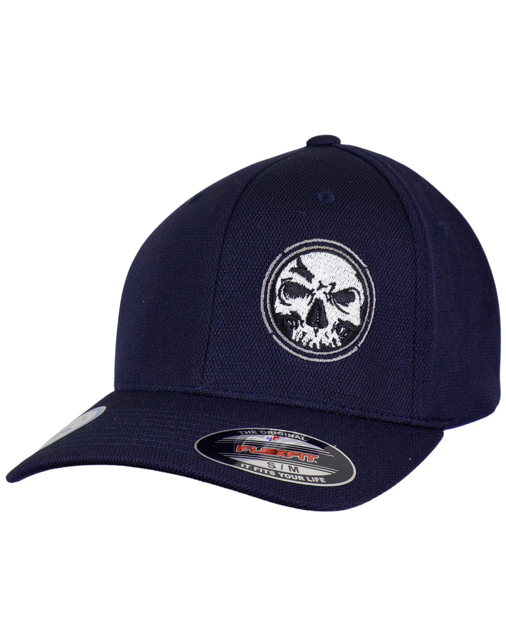 LIMITED EDITION JANUARY! Classic Circle Skull "Never Fade" Fitted Cap (3 Colors)