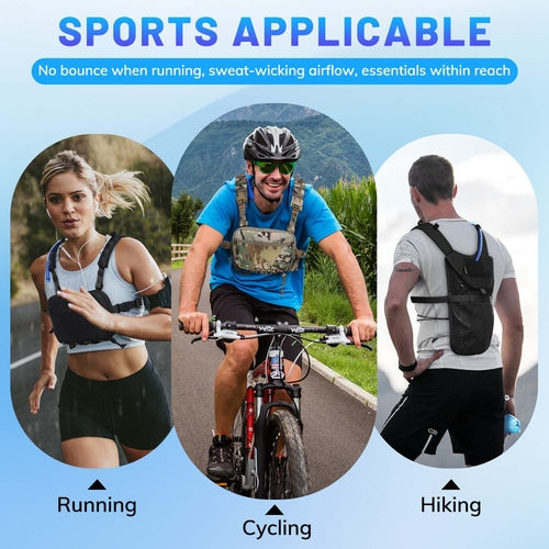 Votagoo Tactical Lightweight Running Hydration Vest with 2L Water