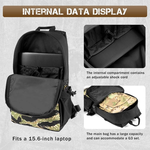 Votagoo 8005 Outdoor Combat Hiking Bag Camping Camouflage Tactical