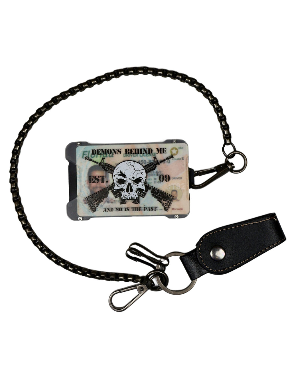 Gambler Wallet w/Chain Clip & ID Holder (wallet chain sold separately)