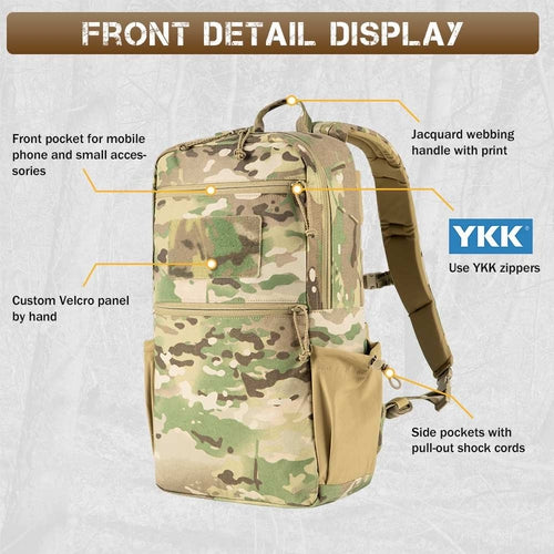 Votagoo 8005 Outdoor Combat Hiking Bag Camping Camouflage Tactical