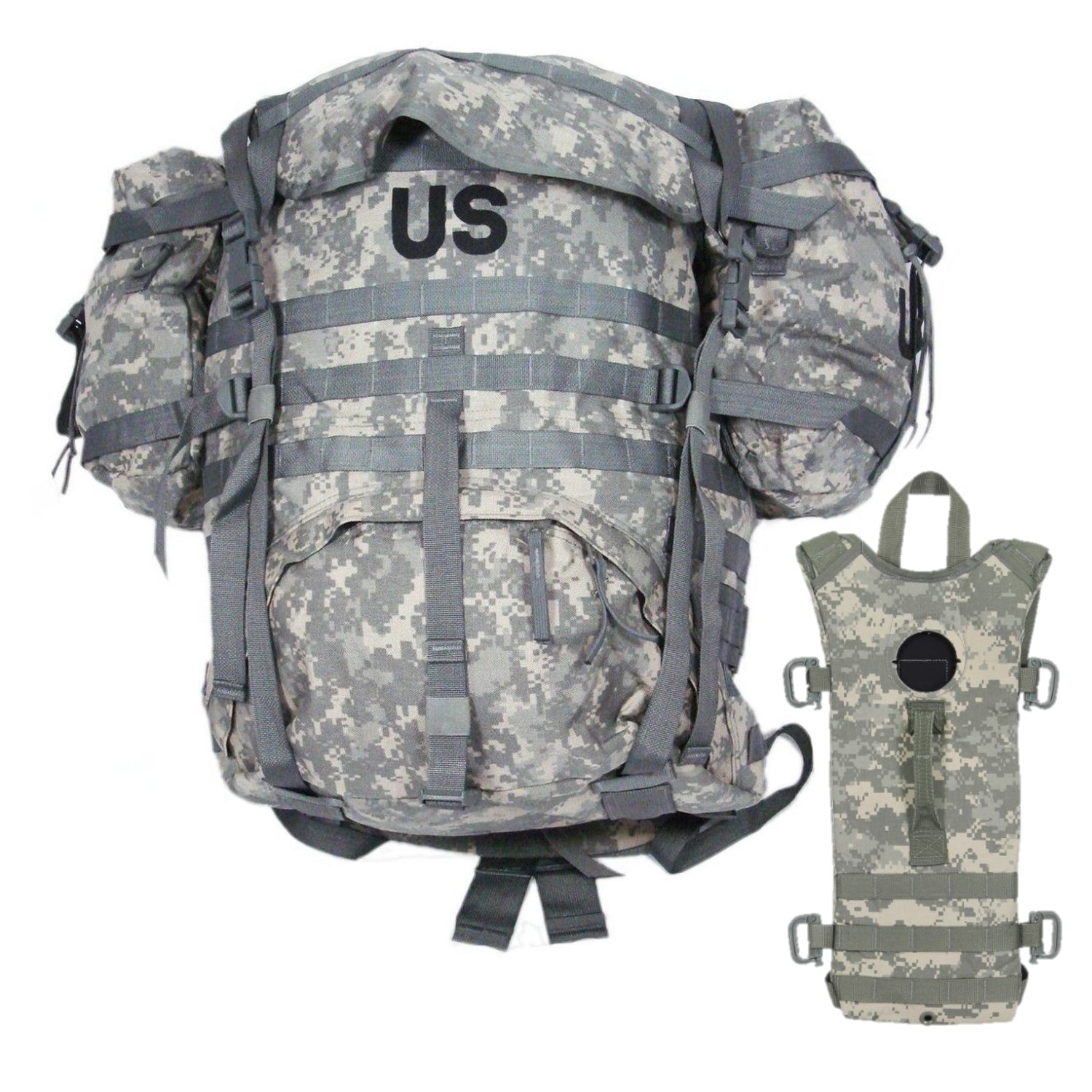 Large ACU MOLLE II Rucksack with Sustainment Pouches
