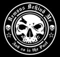 New White Logo Sticker