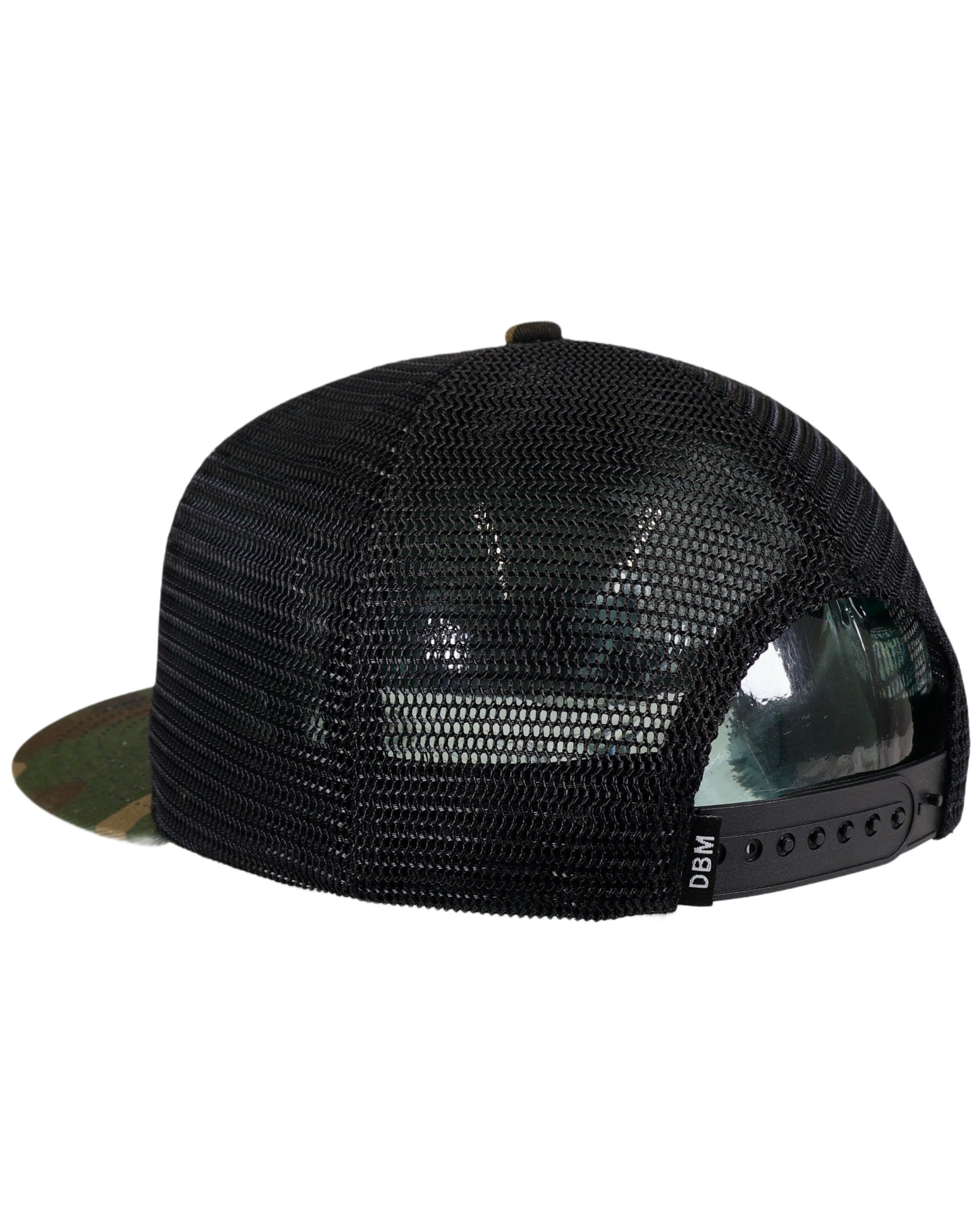 Camo Classic Trucker Patriotic Text Patch Hat