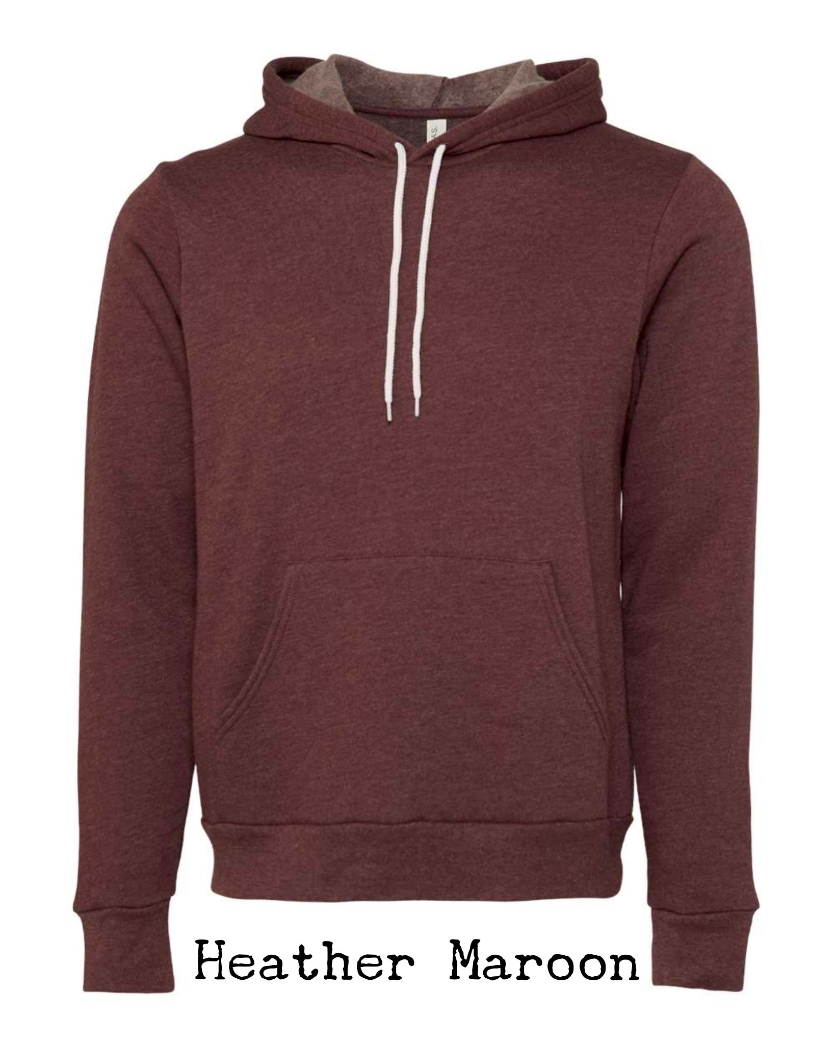 Red Hair Don't Care Irish Shamrock Embroidered Soft Fleece Unisex Sweatshirt Hoodie