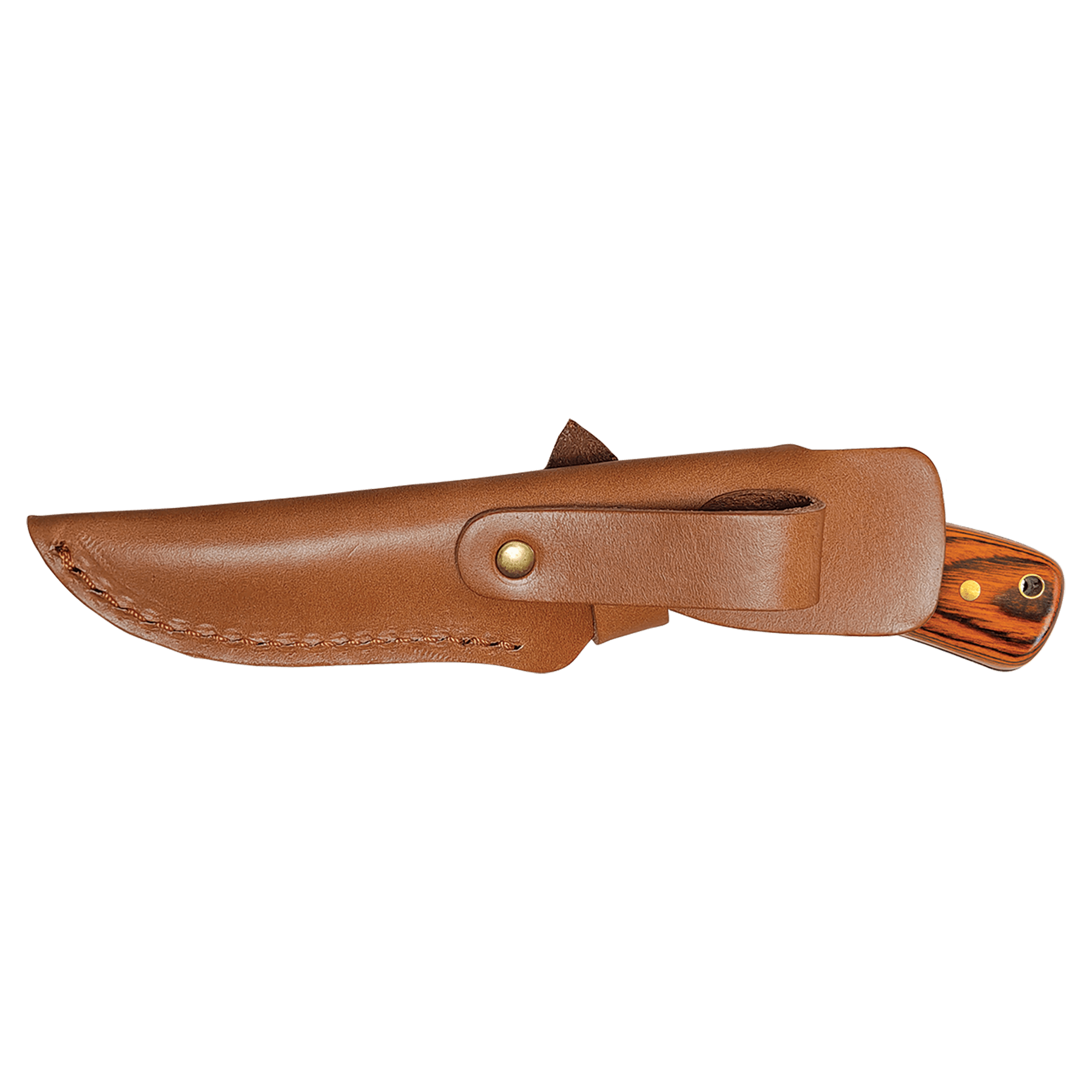 7.75" Fixed Blade Knife with Leather Sheath