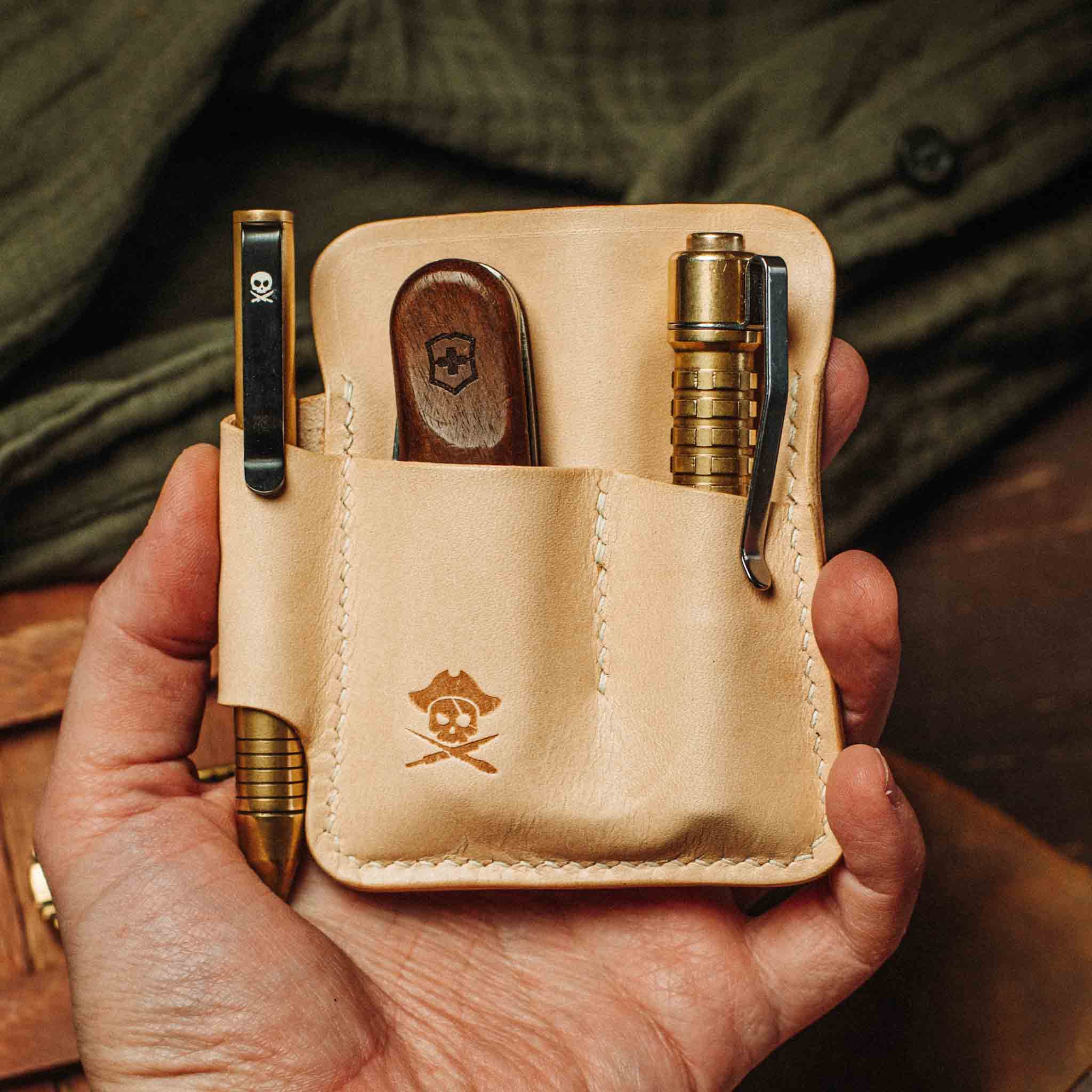 Pirate Goods First Mate Pocket Organizer – Leather EDC Pocket Carrier