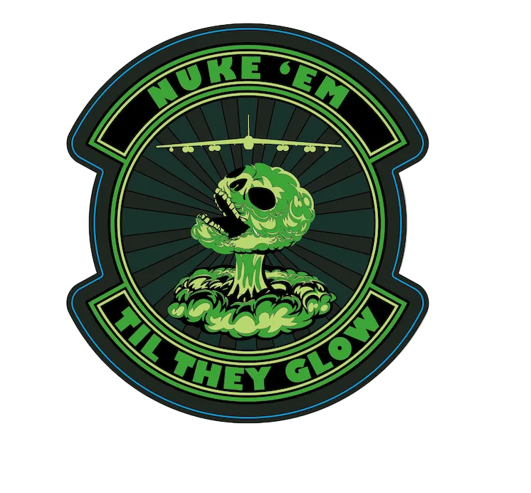Nuke'em Til They Glow - Sticker