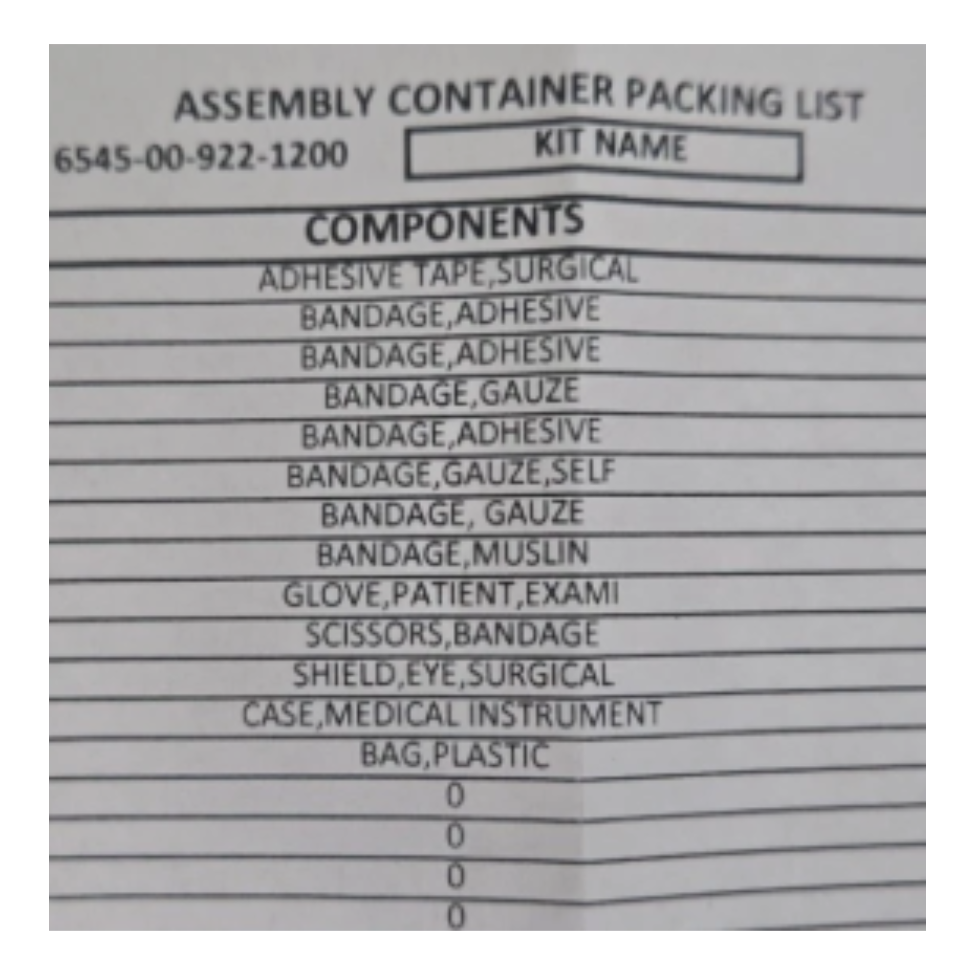 General Purpose First Aid Kit - Complete
