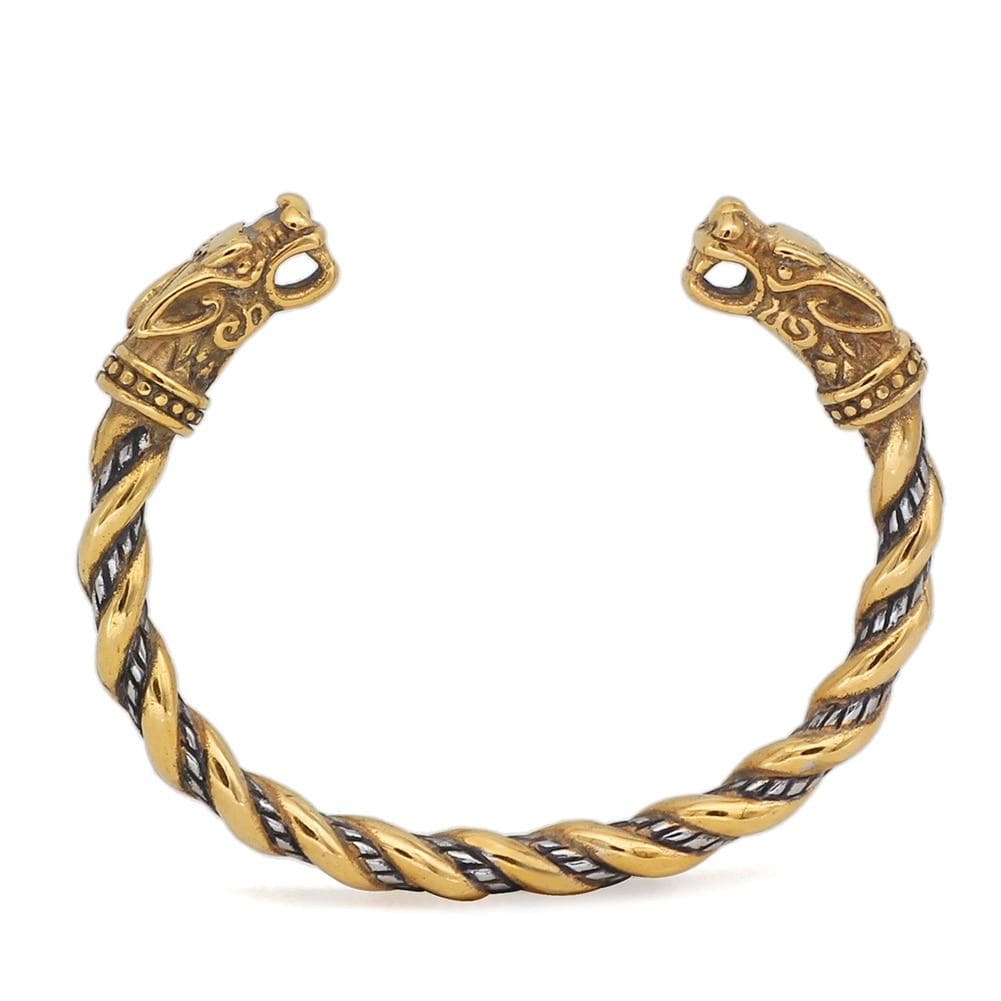 Vikings Wolf Fenrir Stainless Steel Bracelet