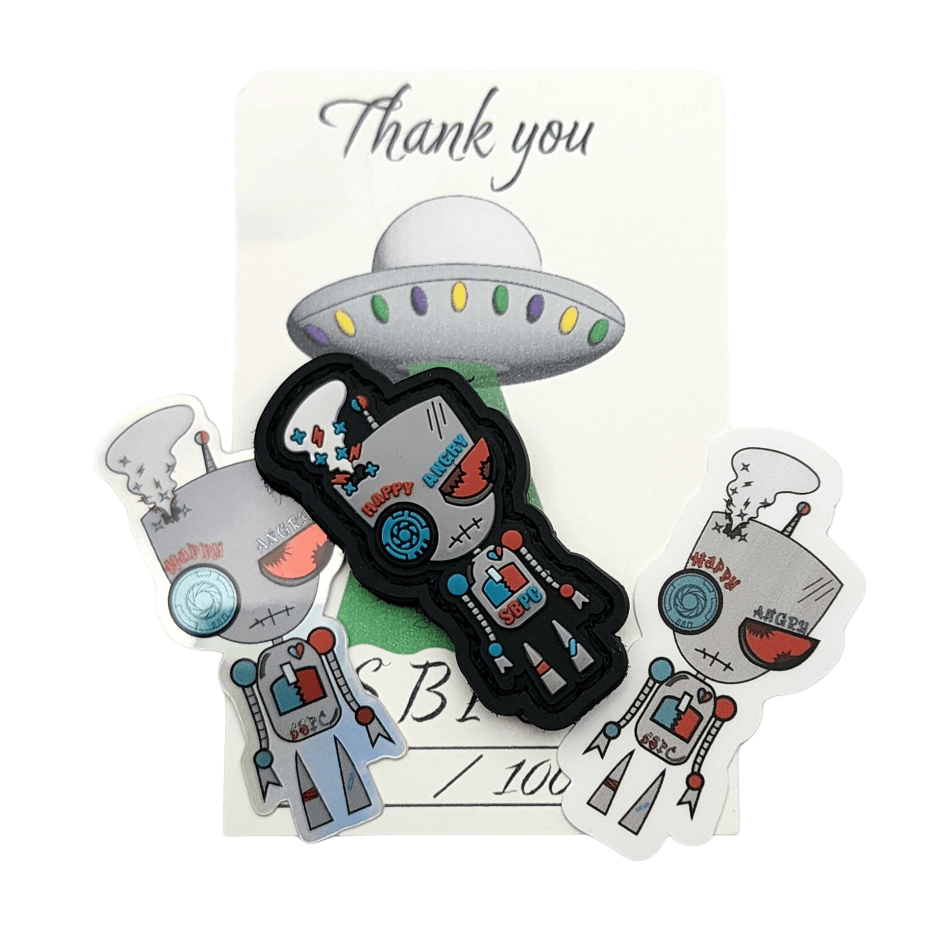 Bipolar Bot PVC Patch – Mood Swing EDC Patch