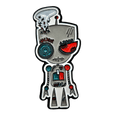 Bipolar Bot Enamel Pin – Soft Enamel Lapel Pin