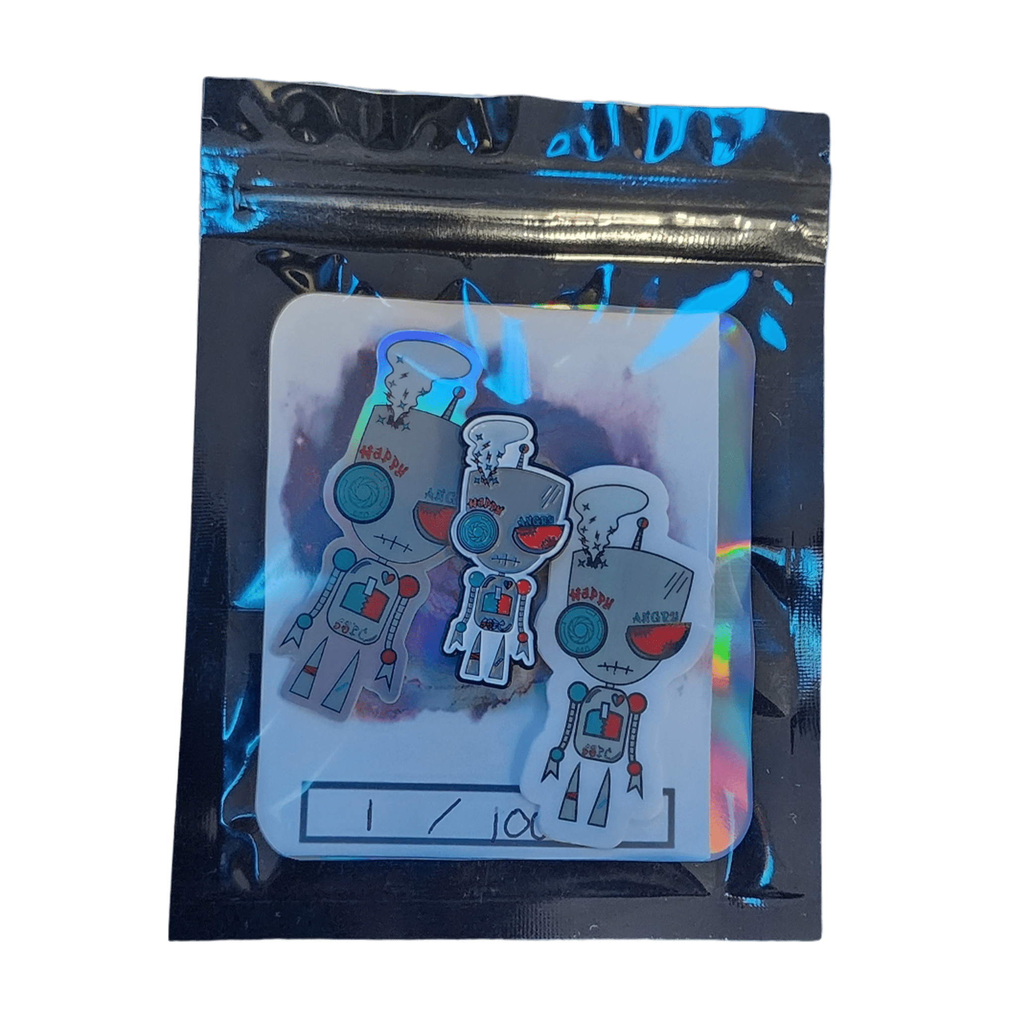 Bipolar Bot Enamel Pin – Soft Enamel Lapel Pin