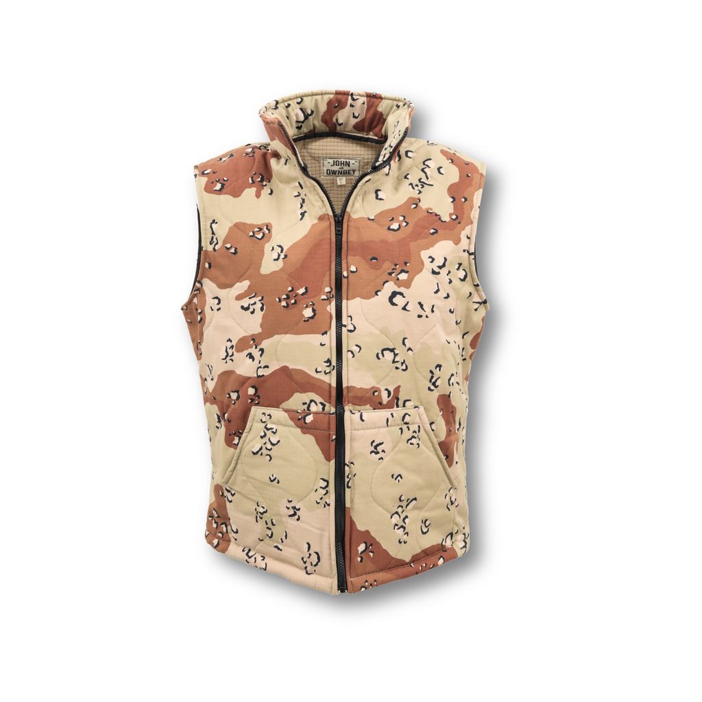 Lightweight NyCo Ripstop Vest with Fleece Lining