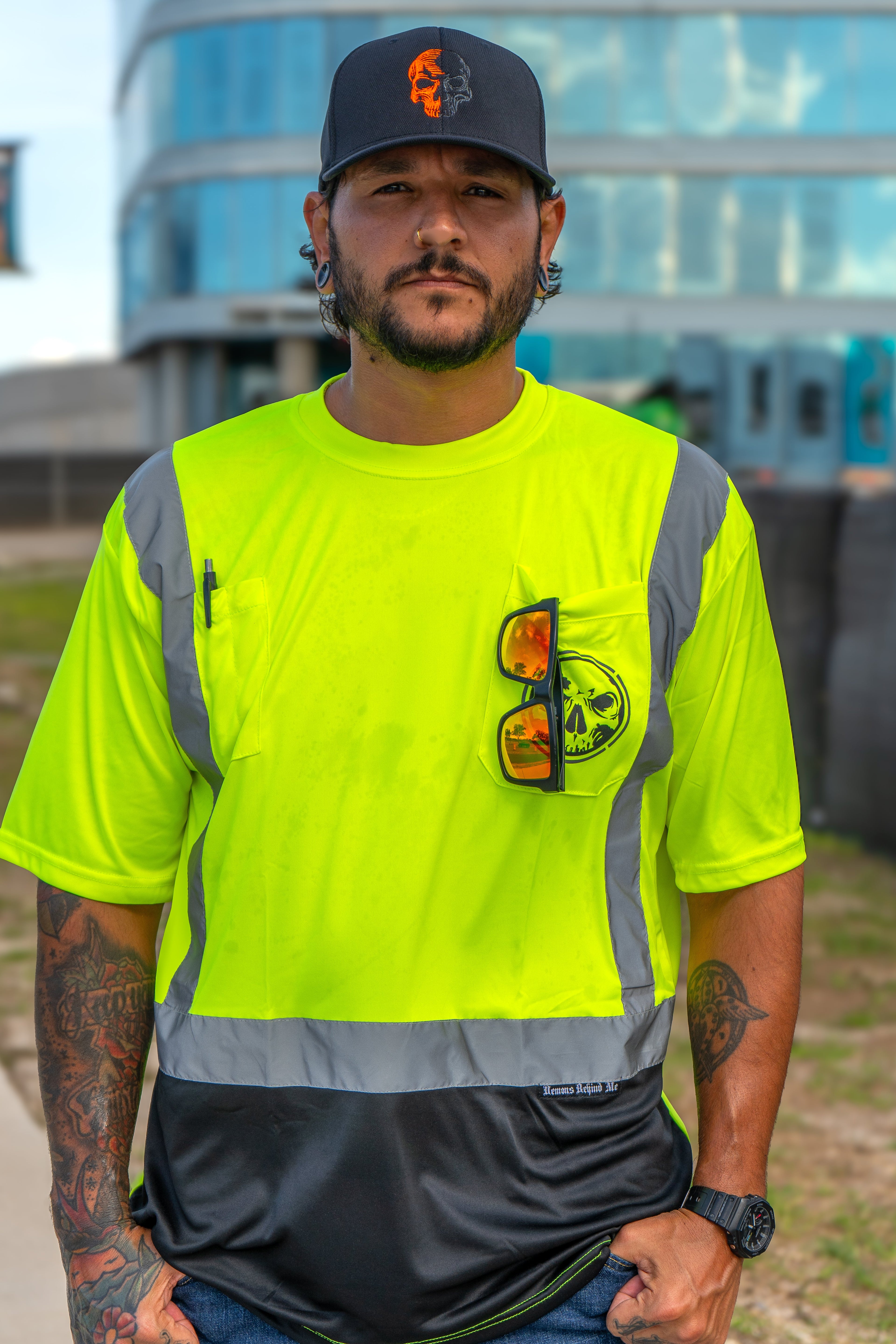 Premium, Class 2 Branded Hi-Vis Performance T-Shirt