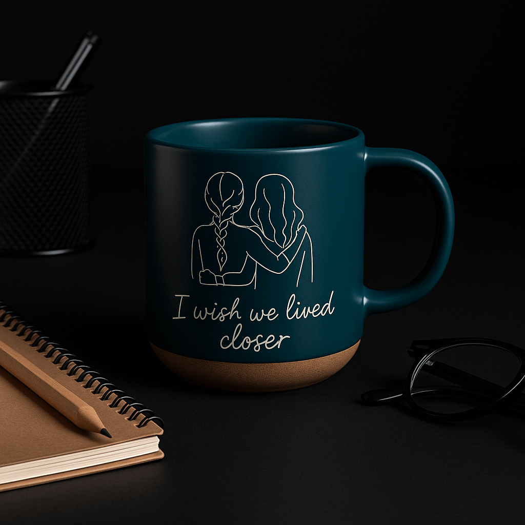 Personalized best friend mug Pottery Friend Mug Custom Engraved Cup
