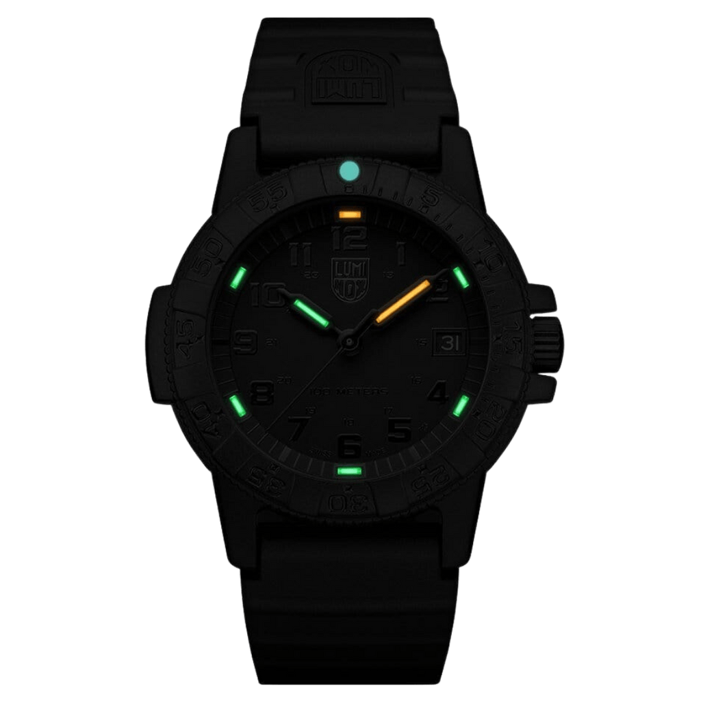 Leatherback SEA Turtle, 39 mm, Outdoor Watch, Blackout