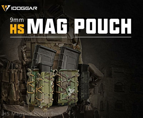 Tactical Magazine Pouch MOLLE Mag Holder Rifle Mag Pouch  9mm Mag