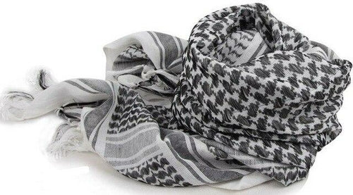 Men Military Shemagh Scarf Tactical Arab Keffiyeh Scarf Arabic Cotton